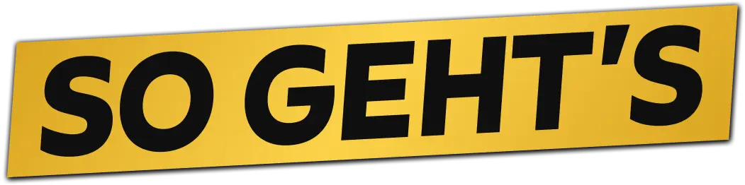 So geht's